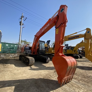 Excavadora de cadenas Hitachi ZX120 de 12 toneladas, casi nueva, original, importada, con envío gratuito, pequeña, de segunda mano, para construcción. - Product Image 3