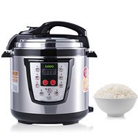 Autocuiseur électrique 5L/6L de grande capacité de fabricant professionnel en acier inoxydable cuiseur à riz ménages vente en gros