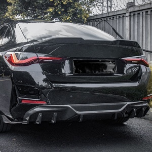 Diffusore posteriore in fibra di carbonio preimpregnata stile SQ, perfettamente adattabile, kit carrozzeria per <span class=keywords><strong>BMW</strong></span> <span class=keywords><strong>I4</strong></span> G26 BEV coupé 2021+ - Product Image 5