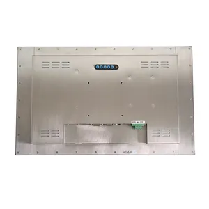 21.5 "optik kaplama endüstriyel LCD panel 1000 nits DC9V 36V paslanmaz çelik dokunmatik ekran
