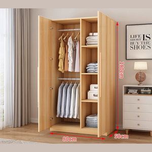 <span class=keywords><strong>Armadio</strong></span> Guardaroba Moderno in Legno con Ante Scorrevoli Bianco per Bambini e Ragazzi, Mobili Semplici per Camera da Letto, Dimensioni Personalizzabili per la Casa - Product Image 6