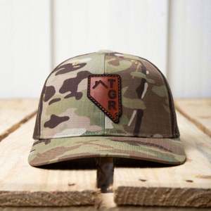 Casquettes Snapback à visière incurvée avec logo brodé personnalisé, vierges, 5 panneaux, Richardson 112, avec patchs, en maille, style OT-TO, casquette de camionneur en maille - Product Image 6