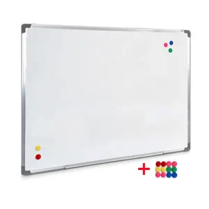 Wall mounted aluminum frame classroom teaching whiteboard school magnetic dry erase white board