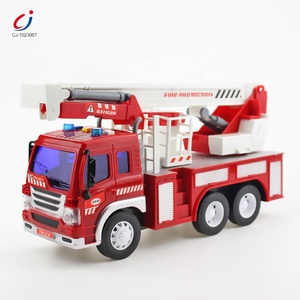 Nuovissimo Modellino di Camion dei Pompieri in Plastica Scala 1/16 Veicolo Giocattolo a Frizione - Product Image 2
