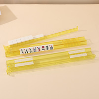 Accessoires de Mahjong style américain Wowu – Mélangeur de dés transparent en plastique ultra-léger, transfrontalier, à mouvement rapide, portable