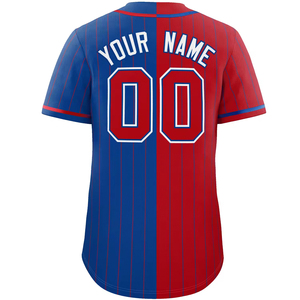 เสื้อเบสบอลแบบยูนิเซ็กซ์ ไซส์ใหญ่  ไม่มีลาย  ติดกระดุม  สีตัดต่อ  พิมพ์ลายแบบซับลิเมชั่น  ระบายอากาศได้ดี  แห้งเร็ว  ซับเหงื่อ 100% - Product Image 4