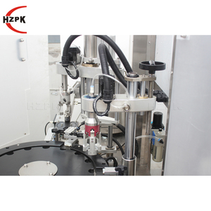 HZPK Full Automatic Water Essential Oil Dropper 30ml 10ml <b>Small</b> Volume Round Plastic Glass Bottle Filling Capping Machine - Product Image 6