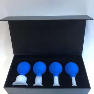 Ampoule de jade blanc Ventouses <span class=keywords><strong>en</strong></span> verre Ventosas Masaje Caoutchouc Vide Terapie Tasse Cellulite Massage - Product Image 4