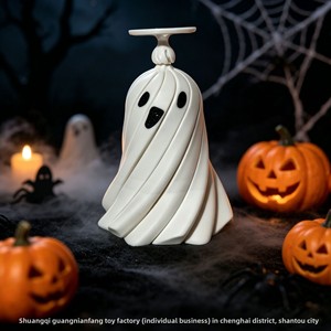 Figuras Decorativas de Escritorio de Halloween con Diseño de Fantasma, Calabaza y Mago, Impresas en 3D con PLA, Arte Moderno Novedoso Transfronterizo, con Etiquetado Compatible - Product Image 3