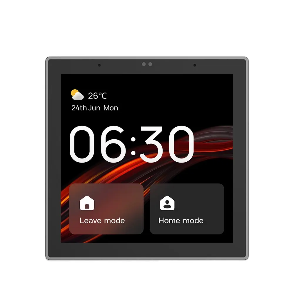XZJ EU तुया वाईफाई ज़िग्बी स्मार्ट टच पैनल मल्टी-फंक्शन स्मार्ट होम सिस्टम डिवाइस सेंट्रल कंट्रोल स्क्रीन 4 इंच 480*480
