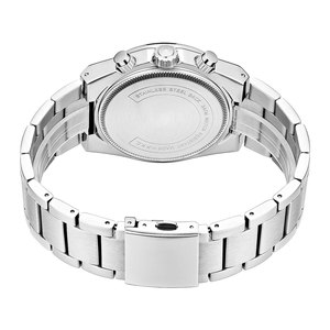 Montres étanches pour hommes <span class=keywords><strong>Montre</strong></span> à quartz en acier inoxydable <span class=keywords><strong>Montre</strong></span>-<span class=keywords><strong>bracelet</strong></span> classique résistante à l'eau pour <span class=keywords><strong>homme</strong></span> - Product Image 6