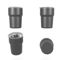 Tasse thermos personnalisée à double paroi en acier inoxydable Tasse à café avec couvercles pour boissons chaudes et froides pour cadeaux d'affaires