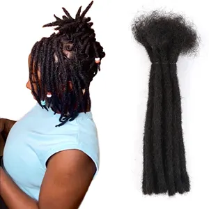 İnsan saç Dreadlocks uzantıları Loc toplu Dread kilit İnsan saç toptan örgü saç Remy brezilyalı Locs Afro Kinky