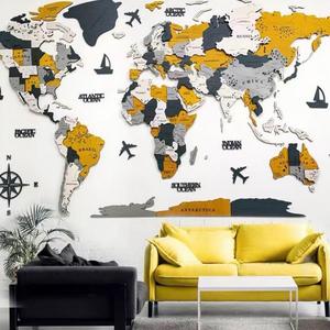 2023 nuovo stile antico in legno <span class=keywords><strong>mappa</strong></span> <span class=keywords><strong>del</strong></span> <span class=keywords><strong>mondo</strong></span> Puzzle 3D turismo dei bambini casa déco bandiera nazionale puntine dipinte decorazione della parete <span class=keywords><strong>del</strong></span> <span class=keywords><strong>mondo</strong></span> - Product Image 2