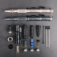 Stylo multi-outils professionnel Xhandle SD-01 avec fidget spinner, lumière LED, tête en tungstène, brise-vitre, outil d'extérieur
