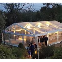 Grandes tentes arabes 15x20m 10x40m Chapiteaux en aluminium pour les mariages en plein air Salons et événements à Dubaï