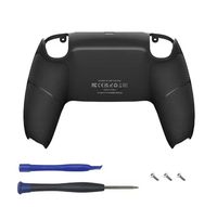 Manette PS5 Redessinée, Coque Inférieure Antidérapante Bicolore, Remplacement pour les Modèles BDM-010, 020, 030, 040, 050