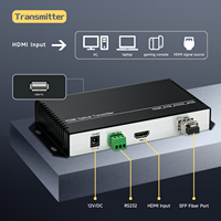 Extender HDMI Fiber 4K60Hz 10KM 20KM 40KM 60KM 80KM USB2.0 KVM Extender Melalui Fiber