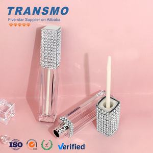 Tubes de brillant à lèvres en plastique de 7 ml avec bouchon à vis, emballage vide pour rouge à lèvres, tube de brillant à lèvres noir - Product Image 3