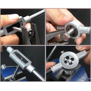 Jeu de tarauds et filières métriques et impériaux en acier allié professionnel, 86 à 110 pièces - Product Image 5