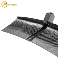 Diffuseur arrière en fibre de carbone sèche modèle S de style V pour Tesla Model S Sedan, protection de pare-chocs arrière en carbone véritable, finition brillante