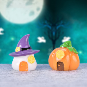 ตุ๊กตาการ์ตูน DIY สำหรับตกแต่งฮาโลวีน น่ารัก โคมไฟฟักทอง ผี แวมไพร์ งานฝีมือเรซิ่นขนาดเล็ก สำหรับตกแต่งสวน โต๊ะทำงาน และบ้าน - Product Image 3