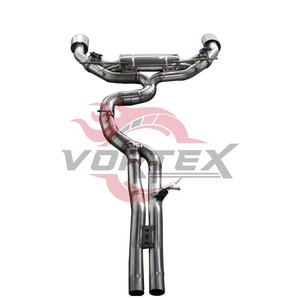 Vortex Stainless Steel Valved Catback <b>Exhaust</b> Fit Audi RS3 2.5T 2016-2024 Sport Racing Muffler Dual Polished Outlet Tail Tips - Product Image 2