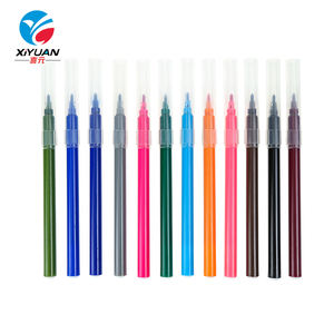 Capuchon Transparent <span class=keywords><strong>professionnel</strong></span> en plastique <span class=keywords><strong>dessin</strong></span> aquarelle <span class=keywords><strong>feutre</strong></span> stylo ensemble pointe fine couleur marqueurs pour usage scolaire - Product Image 1