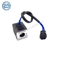Bobina de Válvula Solenoide de 24V para Excavadoras SY55 SY60 SY65 SY75 SY135 SY205 SY215 SY235, Conjunto de Bobina Solenoide de Paro del Motor