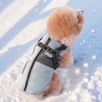 Herbst/Winter Wasserdichte Verdickte Warme Katzenveste Moderner Stil Einfarbig Anti-Biss UV-Schutz Polyester-Material Neujahrs-Ausgabe