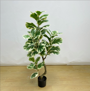 Factory New Model Ficus Lyrata Bonsai Artificial <strong>Fiddle</strong> <strong>Fig</strong> <strong>Tree</strong> and Garden Decor Made of PU and Plastic on Sale - Product Image 5