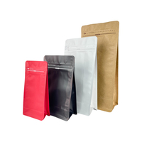 Sachets Doypack Personnalisés Imprimés par Gravure pour Emballage de Café, Tailles 125g-1kg, en PE Imperméable, avec Fermeture Éclair et Valve, Sacs Vides