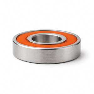 S695-2OS Stainless Steel Orange <b>Rubber</b> Sealed Fishing Reel Bearing 5x13x4mm - Product Image 2