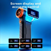 Certifié PPWR. Souffleur d'air comprimé portable 110000 tr/min pour ventilateur 80W, rechargeable, 4 vitesses, écologique, 4000 mAh, PC