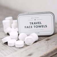 Portable Outdoor Travel Camping Nonwoven Plaid Towel Disposable Soft Durable Bath Cleaning Hotel Beauty Salon Use Compressed