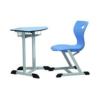 Bureau et chaise individuels pour élèves, mobilier scolaire en bois bon marché pour les salles de classe en Arabie Saoudite