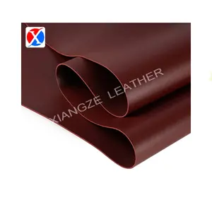 Cuero de PVC sintético en relieve de cuero de doble cara clásico de alta calidad para bolso zapatos equipaje