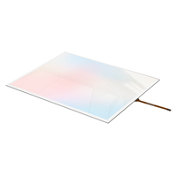 Layar Sentuh Resistif 4 Kawat Ukuran 10.4 Inci Kustom, Panel Sentuh Kaca Film 174x225.3mm untuk Sistem Kontrol HMI Industri