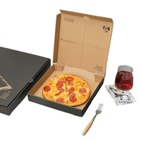 Caja Plegable de Cartón Corrugado Reciclable de Grado Alimenticio con Superficie Barnizada y Grabado en Relieve para Empaque de Panadería, Pastelería y Bocadillos