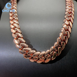 Cadena cubana de eslabones Miami de 16 mm de plata de ley 925 con diamantes de moissanita VVS, estilo hip hop, joyería lisa - Product Image 6