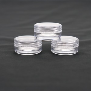 1G 2G 3G 5g 10g 15g 20g đen Mỹ phẩm <span class=keywords><strong>container</strong></span> rõ ràng nhỏ mỹ phẩm nhựa rỗng tập trung bao bì <span class=keywords><strong>container</strong></span> - Product Image 1
