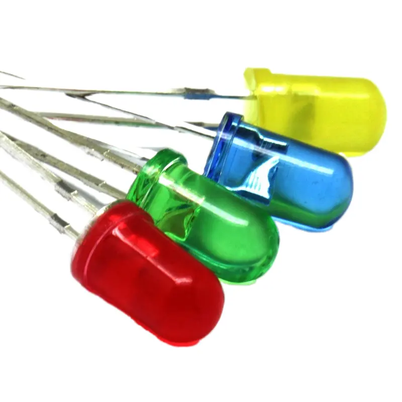 RUIST-diodo Led Rgb para montaje en superficie, color rojo, verde, amarillo, 1,5 V, 12V, 1mm, 3mm, 5mm