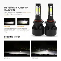 自動照明システムX7h7 h11 h4 LEDヘッドライト電球9006バスヘッドランプLED自動車用照明LEDヘッドライト4面