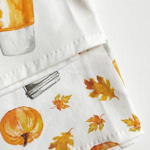 Serviettes de cuisine personnalisées imprimées numériquement, 100% coton, rectangulaires, motifs originaux, lavables en machine, pour usage domestique - Product Image 3