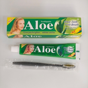 Pasta Dental Blanqueadora Sin Flúor con Aloe <span class=keywords><strong>Vera</strong></span> y Esencia Vegetal de Cristal, Fábrica Coranet, Limpieza Profunda, Uso Doméstico - Product Image 2