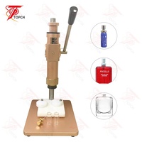 Machine manuelle de sertissage pour flacons de parfum en verre, presse-colliers et embouteilleuse pour aérosols, équipement de sertissage et de pressage