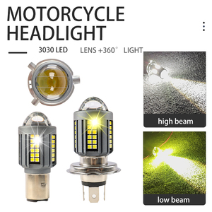12V siêu sáng H4 ba20d xe máy Đèn pha Bóng đèn 25W CSP LED moto cao thấp chùm dẫn bóng đèn autobike sương mù Moto Scooter đèn ATV - Product Image 6