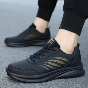 Olicom High Quality Leather Sneakers Lightweight Comfortable <b>Work</b> Gym <b>Safety</b> Shoes <b>Trainers</b> Athletic Sport Height Increasing - Product Image 1