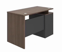 Table de personnel ergonomique moderne nouveau mobilier de bureau bureau d'ordinateur en bois pour 1 personne poste de travail en métal pour usage hospitalier