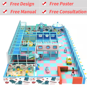 Equipo Profesional de Juegos Infantiles para Interiores con Red de Seguridad Suave y Gran Área para Espacios Comerciales - Product Image 2